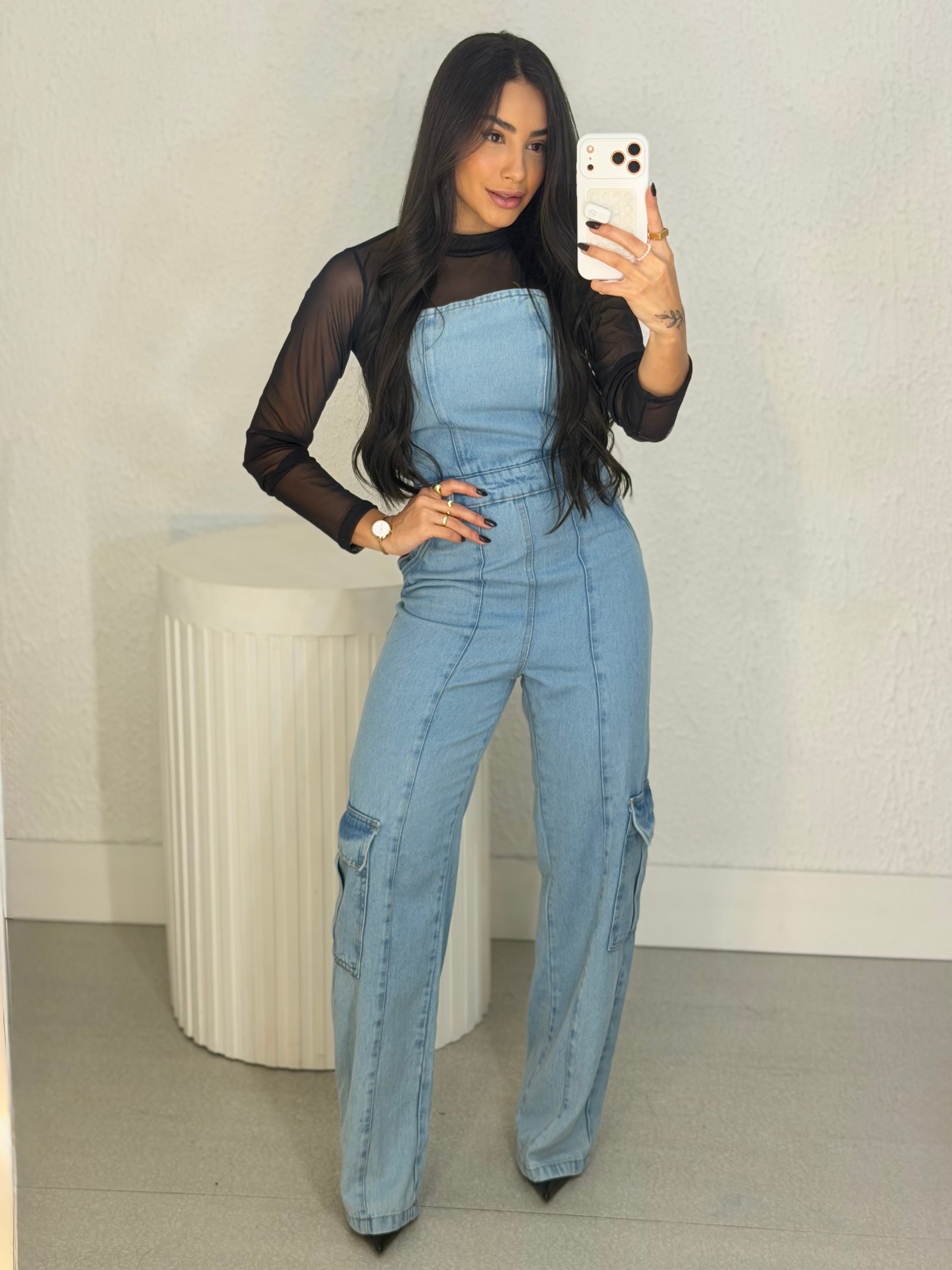 Macacão jeans