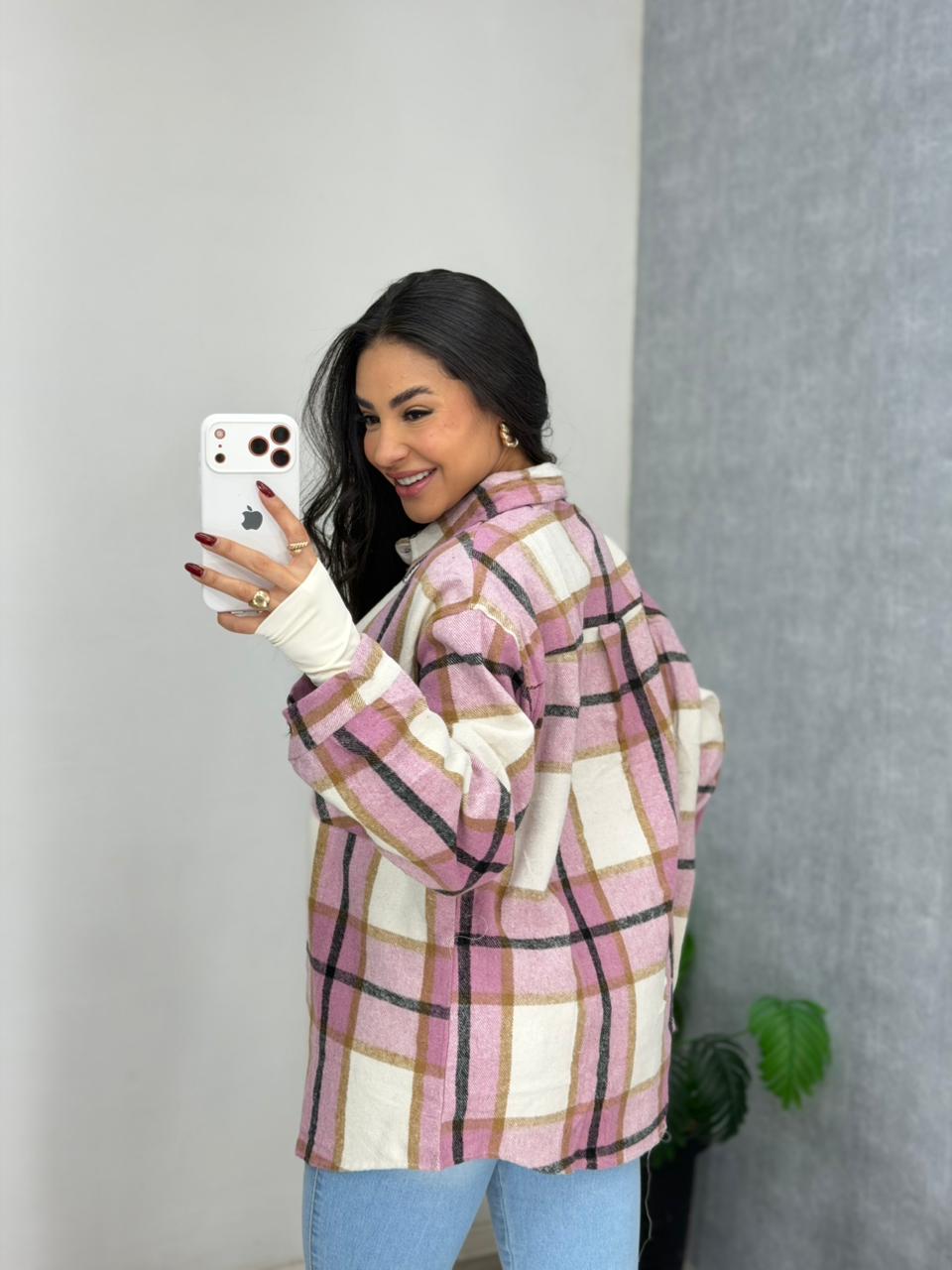 Jaqueta flanelada Xadrez