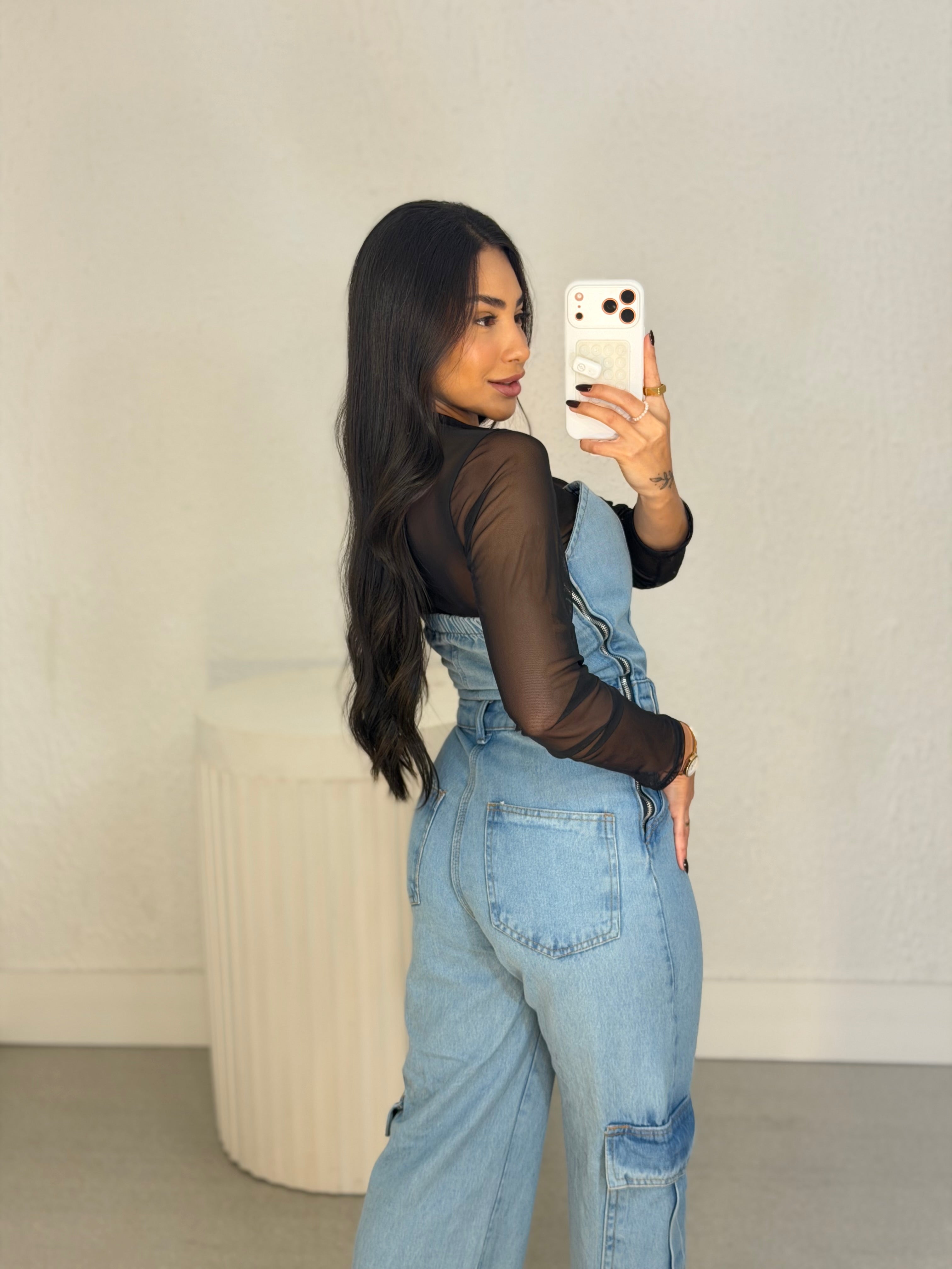Macacão jeans