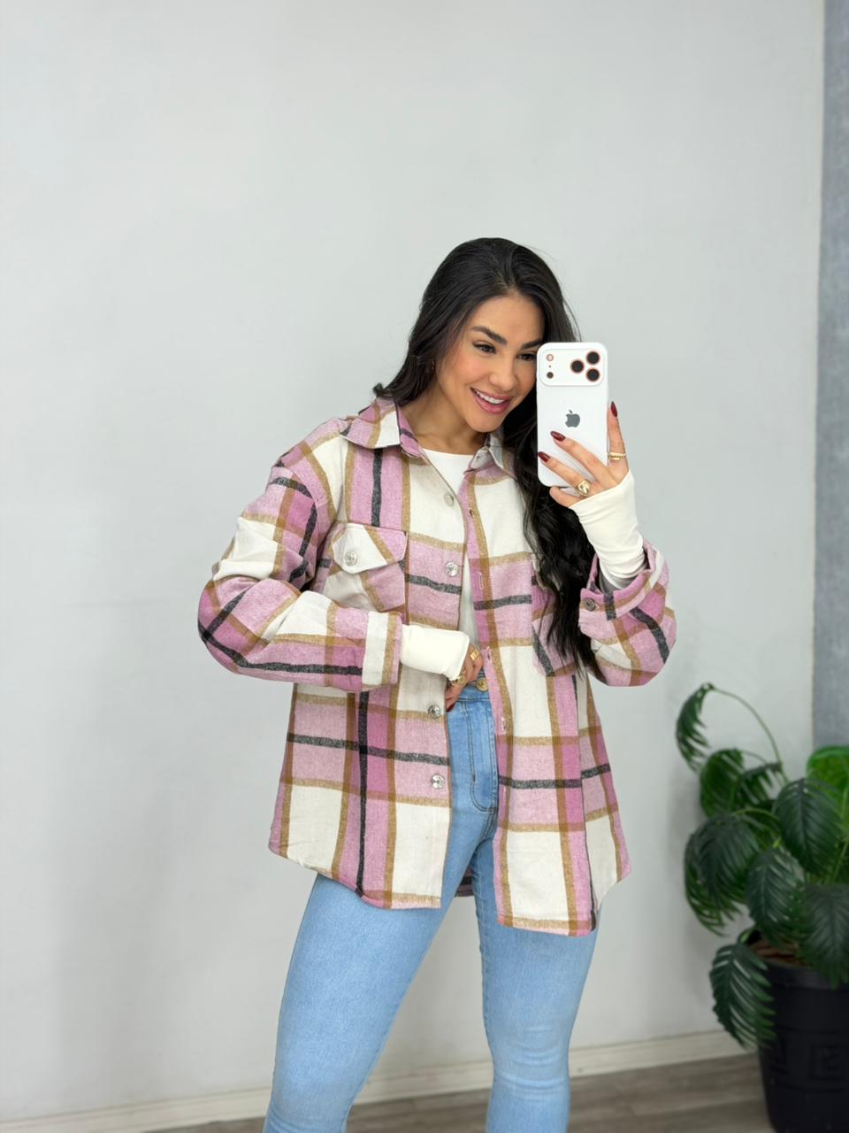 Jaqueta flanelada Xadrez
