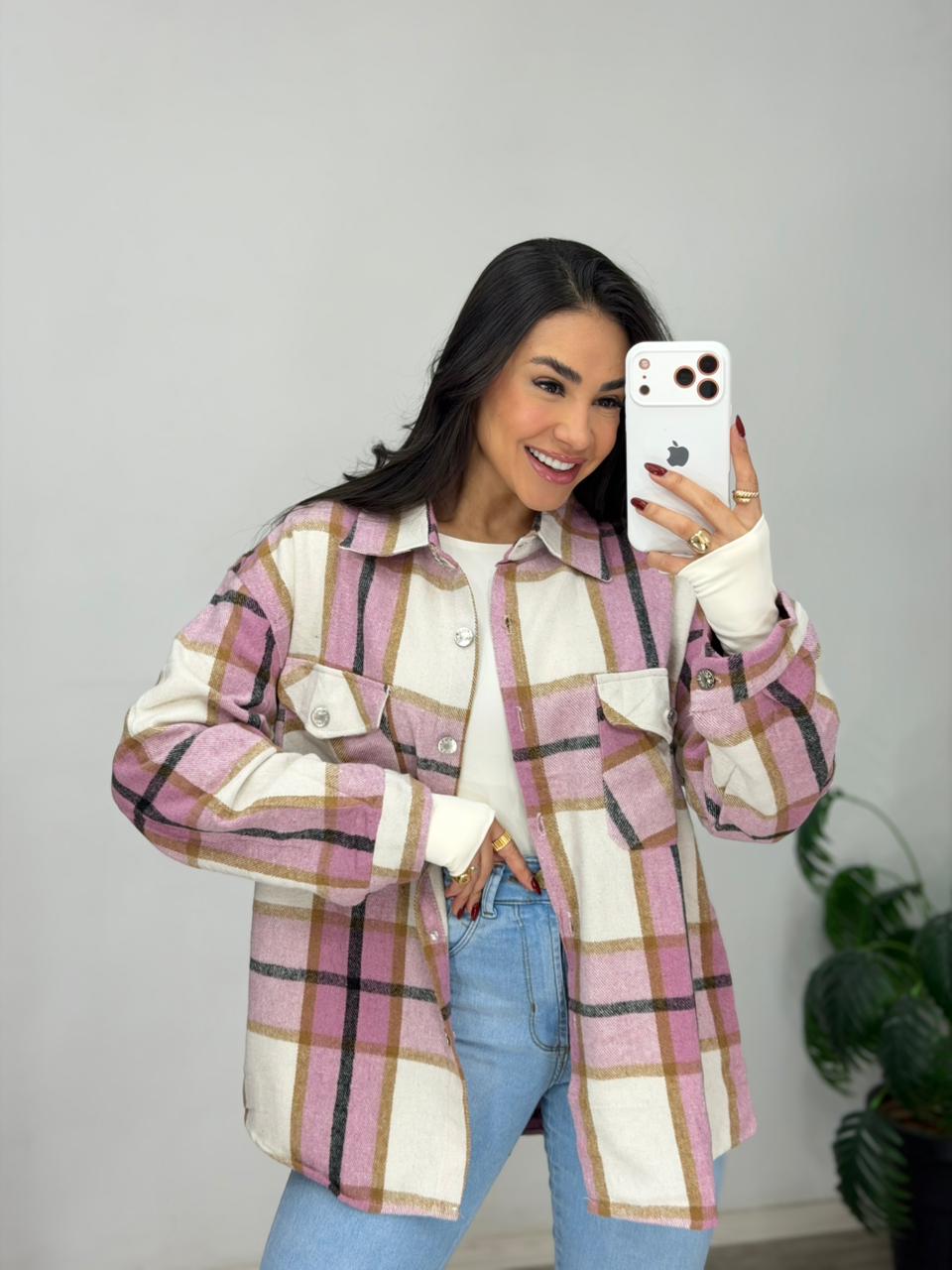 Jaqueta flanelada Xadrez